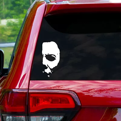 Michael Myers Face 6  Tall Decal Window Sticker - 28 Different Colors! • $3.49