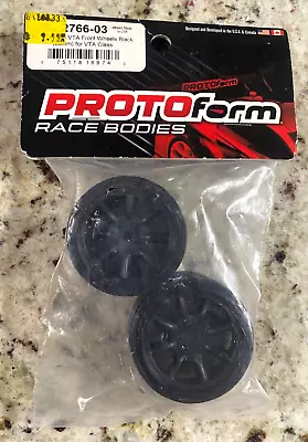 Rc Protoform Race Bodies 2766-03 26mm Vta Class Front Wheels Black 2pc Lot New • $14.99