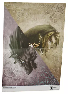 Nintendo Power Legend Of Zelda Twilight Princess Wii Gamecube Double Sided Poste • £12.01