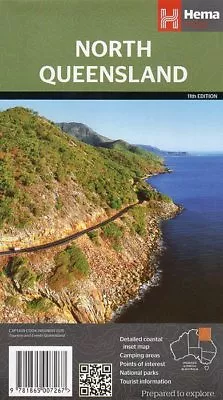 $12.55 • Buy North Queensland Map - Hema - Scale 1:1750K | 11th Edition 2013