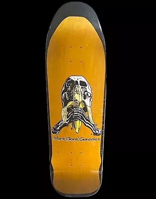 Blind 1990’s Skateboard Deck Mark Gonzales Cease & Desist Yellow Stain • $333