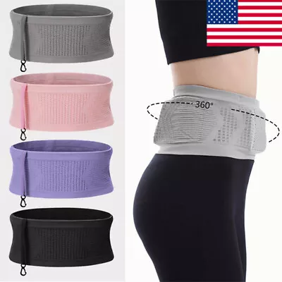 Multifunctional Knit Breathable Concealed Waist Bag For Running • $10.69