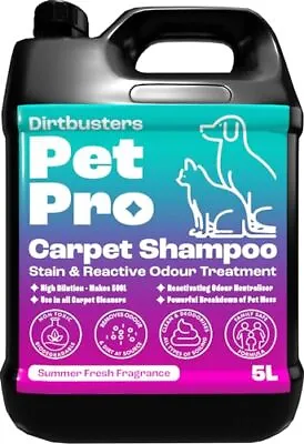 Dirtbusters Pet Pro Carpet Cleaner Shampoo Solution Deep Cleaning Stain Remover • £17.78