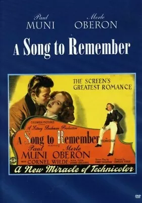 A Song To Remember (DVD-R 2010) - Columbia Pictures Archives - A92 • $34.32