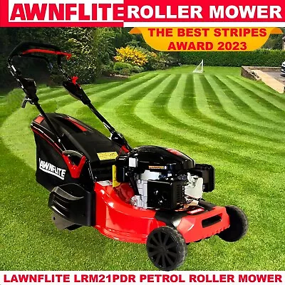 PETROL ROLLER MOWER SELF PROPELLED LAWNFLITE LRM21PDR 21'in 53cm Deck 196cc • £399.99