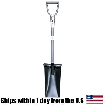 13  Steel D Handle Spade Gardening Landscape Shovel Straight Blade W/ Foot Pads • $49.99