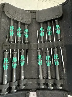 Wera Tools 05073675001 - Kraftform Micro 12 Universal 1 Screwdriver Set For Ele • $69