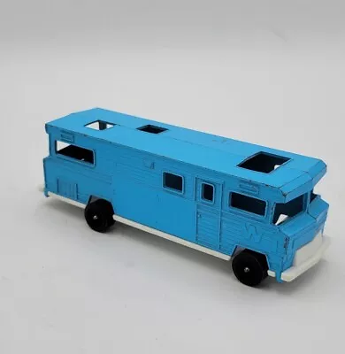 Vintage 1970’s Tootsietoy Car Light Sky Blue Camper Winnebago RV Motorhome Toy • $17.99