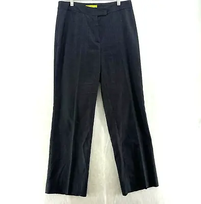 Sigrid Olsen Pants Women's Sz 6 Black Welt Front Mini-Pocket Stretch Straight • $5.99