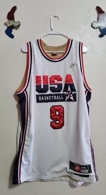 Nike Jersey USA Basketball Michael Jordan 1992 Dream Team White XXL • $85