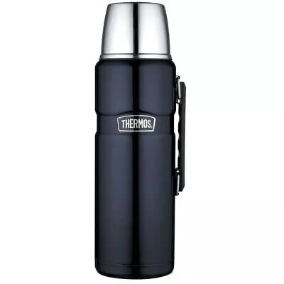 Thermos - Stainless King™ Stainless Steel Vacuum Flask 2Ltr Midnight Blue • $54.99
