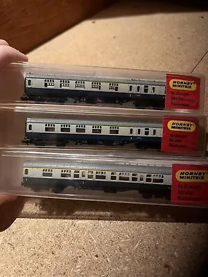 ARNOLD A3113  N Gauge DB  PASSENGER COACH BLUE/CREAM NEW • £8.50