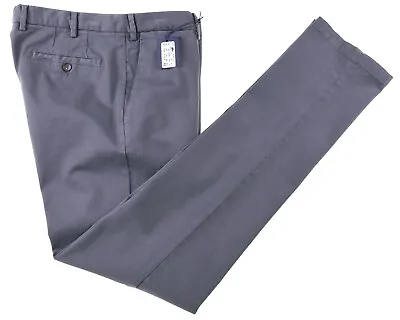 NWT Domenico Vacca Made In ITALY Garment Dyed Gray Chinos Pants Slim  • $85.50