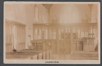 £4.99 • Buy Postcard Charlton Nr Pewsey Wiltshire Church Interior Posted 1911 RP Edmonds
