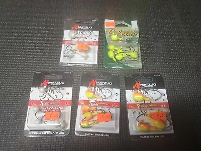 HUGE LOT MATZUO AMERICA Cabela's Cutter Sickle Jigs Hooks Fishing Tackle • $49.99