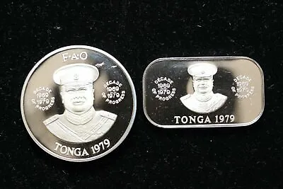 TONGA 1 2 Pa'anga 1979 FAO Set PROOF (ASC191209/M3) • $603.47