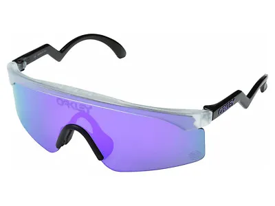 Oakley Razor Blades Heritage Sunglasses OO9140-13 Matte Clear/Violet Iridium • $399.99