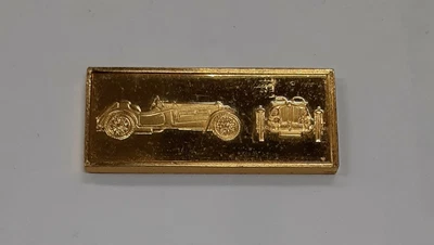 £14.70 • Buy Franklin Mint Great Performance Cars Gold/Sterling Silver Mini Ingot Triumph