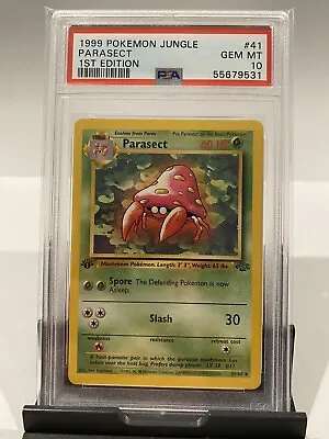 $68.99 • Buy Pokemon 1st Edition Parasect Jungle Set #41/64 - PSA 10 GEM MINT