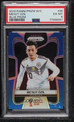 2018 Panini Prizm World Cup Blue Prizm /199 Mesut Ozil #96 PSA 6 • $34.75