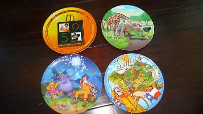 Ronald McDonald's 9  Plastic Collector Plates Set Of 4 • $20