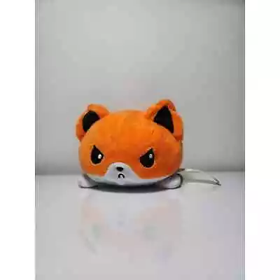 TeeTurtle | The Original Reversible Fox Plushie | White + Orange Plush Stuffed • $10