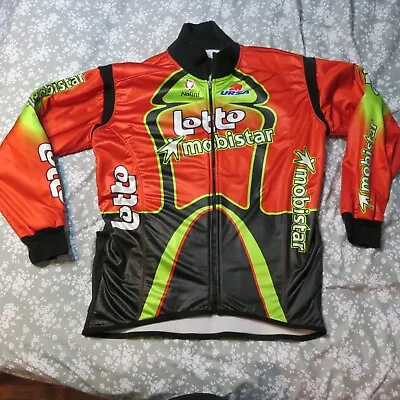 Lotto Mobistar THERMAL Cycling Jacket  Size Large • $20