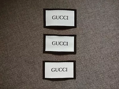 Replacement GUCCI Clothing Designer TAG LABEL Sewing LOT 3 Or 5 FAST SHIPPING!! • $21.94