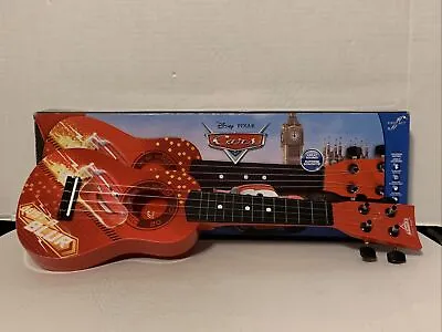 $35 • Buy Disney Pixar Cars Acoustic Kids Guitar First Act Tunable Easy Strings 3+ Level 2