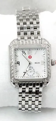 MICHELE Women's MW15A01A20251 'Milou' Diamond Stainless Steel Watch With Box  • $557.10