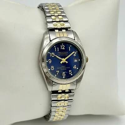 Ladies WALTHAM Prestige Classic Two-Tone Blue Dial Dress/Casual Watch PIM183L • $13.99