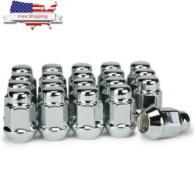 $13.89 • Buy 20PC OEM Factory Lug Nuts Chrome For Ford Fusion 12x1.5 Bulge Acorn Wheel Nuts