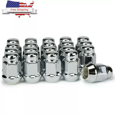 $13.89 • Buy 20PC OEM Factory Lug Nuts Chrome For Ford Fusion 12x1.5 Bulge Acorn Wheel Nuts