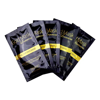 5x Gold Mask Luxurious Peel Off Face Masks (Deep Cleansing & Blackhead Removal) • £3.89