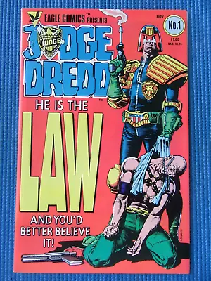 Judge Dredd # 1 - (nm) -1st Issue-eagle Comics-he Is The Law-1st App Judge Dredd • $25.01