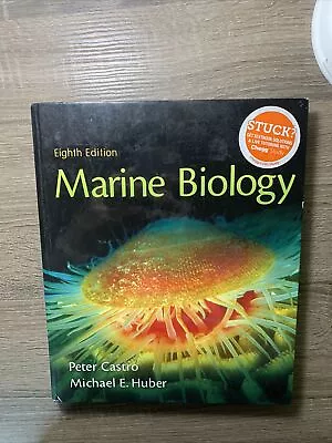 Marine Biology By Michael E. Huber And Peter Castro (2009 Hardcover) • $13