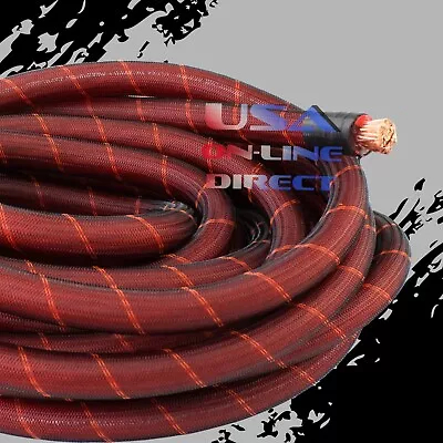 4 Gauge 20 Ft Snakeskin OFC Power Wire Strands 100% Copper Voltage Marine Cable • $49.99
