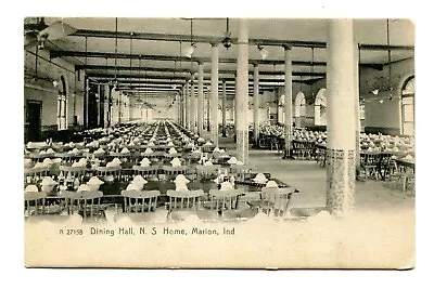 Marion IN. Dining Hall National Soldiers Home 1906. Army. Rotograph. Indiana. • $6.99