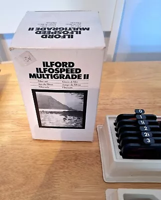 Ilford Ilfospeed Multigrade II Filters 11 Filters & Filter Holder Boxed  • £28