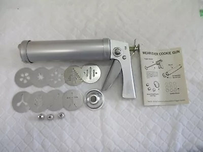 VIntage Wear Ever Cookie Gun And Pastry Decorator-W Instructions • $21.50