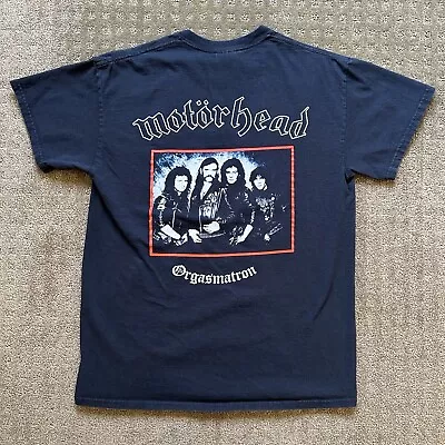 Vintage Motörhead Orgasmatron T-Shirt Size M Metal Band Tee Lemmy Men’s • $70