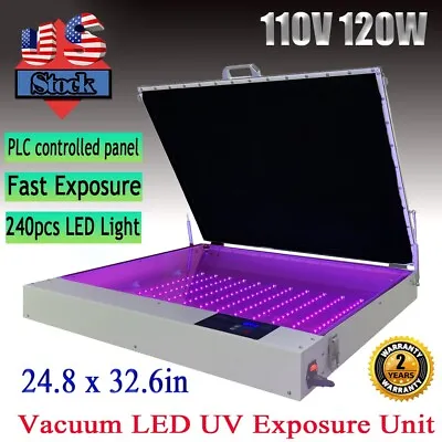 $747.30 • Buy 24.8  X 32.6  Tabletop Precise Vacuum LED UV Exposure Unit For Screen Printing