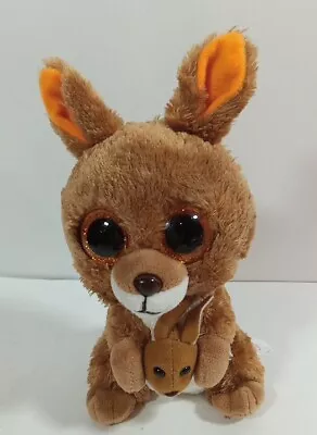 2017 TY Silk Beanie Boos 6  KIPPER The Kangaroo/Baby Plush Stuffed Animal  • $8