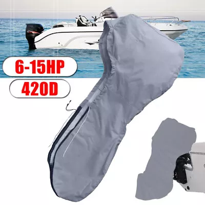 Outboard Motor Full Cover Waterproof Dustproof Boat & Engine Rain Protection AU • $23.19