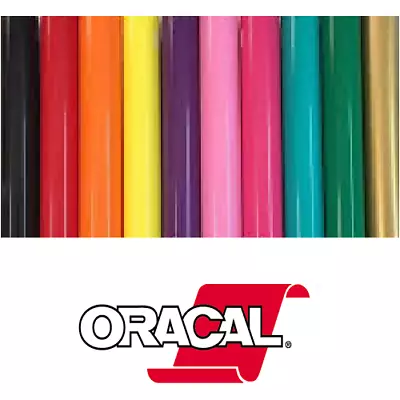 Oracal 651 Permanent Self Adhesive Indoor Outdoor Craft Vinyl 24  Width Roll(s) • $13.90