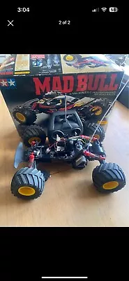 Retro Tamiya Mad Bull Project Unkonwn Conditon Looks Complete Apart From Shell • £75
