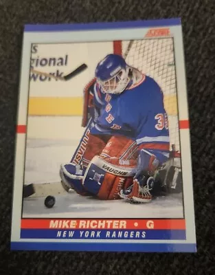 1990-91 Score Young Superstars Mike Richter #27 Rookie RC Hockey Card • $2.25