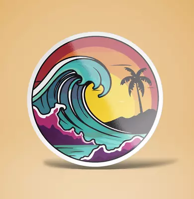 Rip Curl Beach Surf Windscreen Windshield Decal Sticker 90mm • $6.50