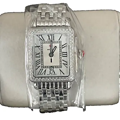 New Michele Deco Madison Diamond Diamond DIal MWW06T000163 33mm Watch • $1295