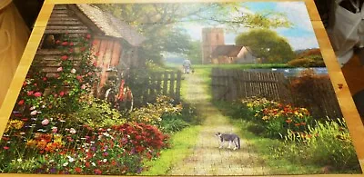 Wentworth Wooden Jigsaw Puzzle 1000 Pieces Old Church Path Complete • £75